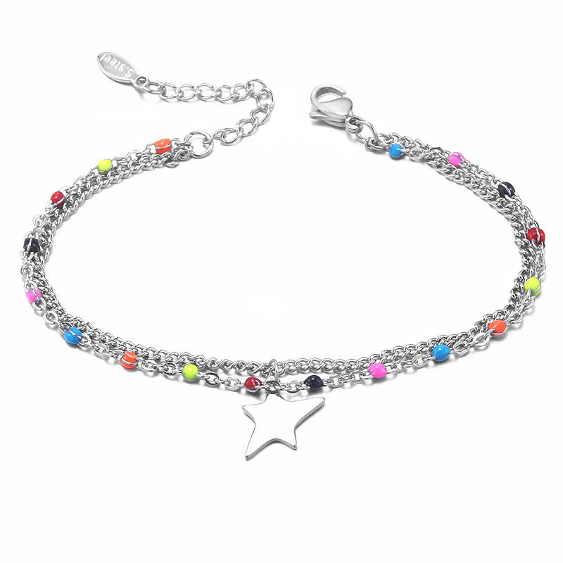 Wholesale Cross Chain Stainless Steel Tree of Life Vintage Bracelet